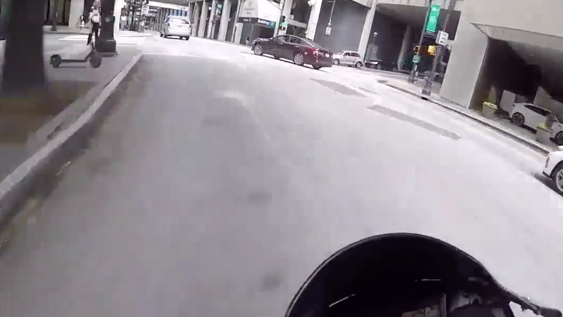 Unlucky GSXR rider